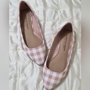 Christian Siriano Gingham Flats.